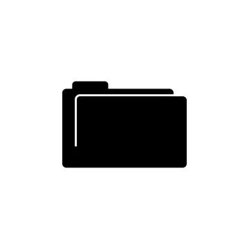 Folder icon. Element of minimalistic icon for mobile concept and web apps. Signs Illustrazione stock