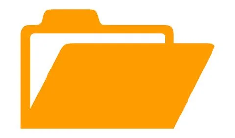 Folder icon. File open app button illustration symbol. Sign portfolio vector. Stock-Illustration