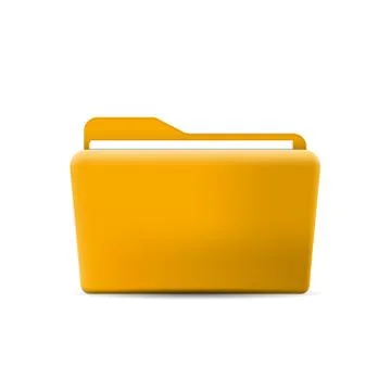 Folder icon. Flat design graphic illustration. Vector folder icon Stock Illustration