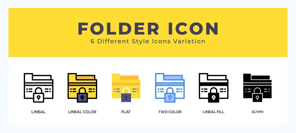 Folder icon. high quality icon symbol for web design Stock Illustration