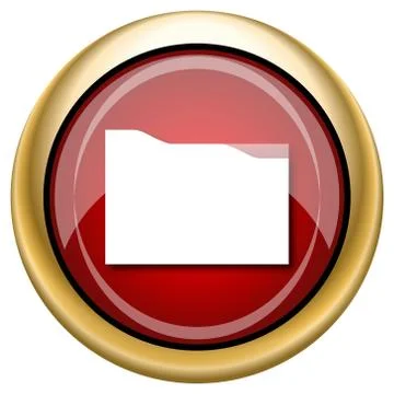 Folder icon Illustrazione stock