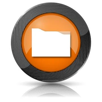 Folder icon Illustrazione stock