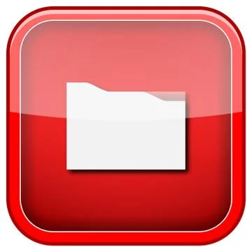 Folder icon Illustrazione stock