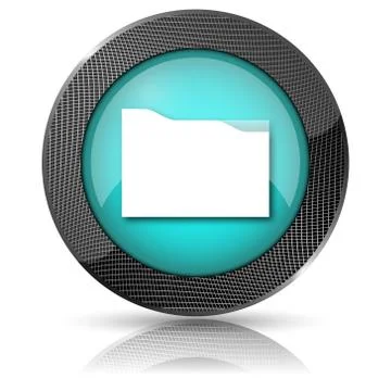 Folder icon Illustrazione stock