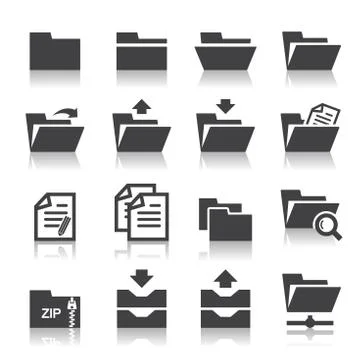 Folder icon Stock Illustration