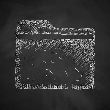 Folder icon Illustrazione stock