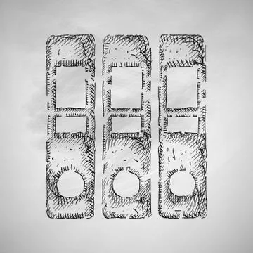 Folder icon Illustrazione stock