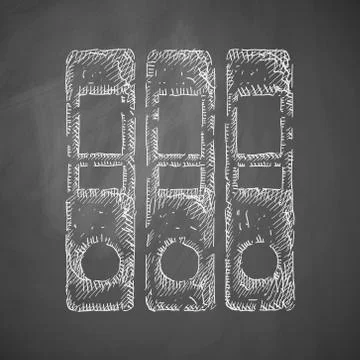 Folder icon Illustrazione stock