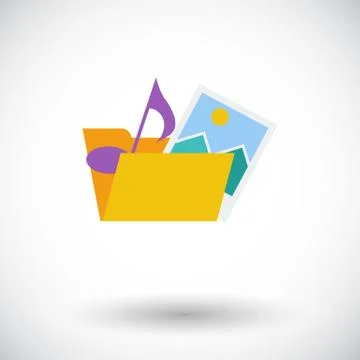 Folder icon Stock Illustration