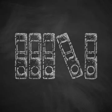 Folder icon Illustrazione stock