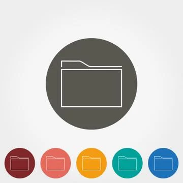 Folder icon Stock Illustration