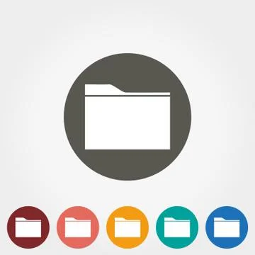 Folder icon Stock Illustration