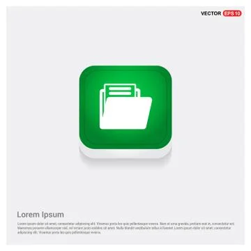 Folder icon Illustrazione stock