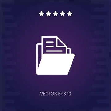 Folder  icon Stock Illustration