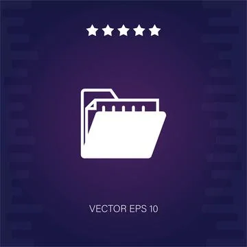 Folder  icon Stock Illustration