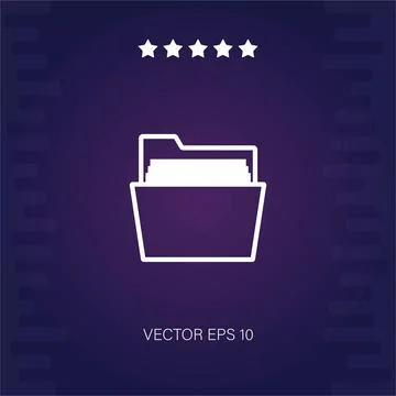 Folder  icon Stock Illustration