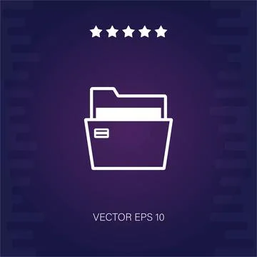 Folder  icon Stock Illustration