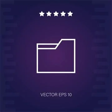 Folder  icon Stock Illustration