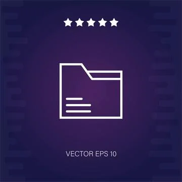 Folder  icon Stock Illustration