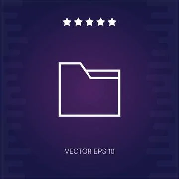 Folder  icon Stock Illustration