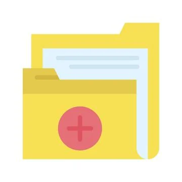 Folder Icon Image. Stock Illustration