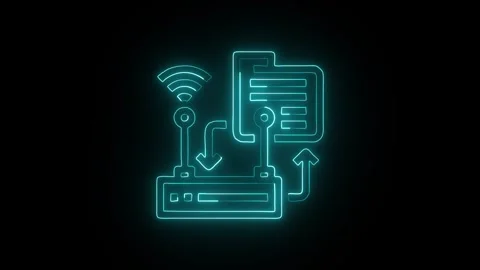 Folder Icon Isolated on Black Background File Storage Symbol Design Видео 331352148