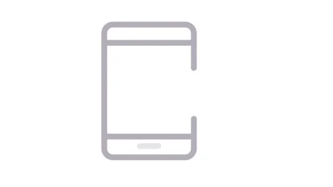 Folder icon with a phone symbol representing mobile file transfer, download.. 動画素材 334834185