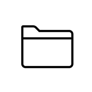 Folder Icon Set Document and File Management Illustrations for Office and B.. Stock Illustration