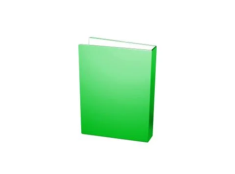 Folder icon from set. Green folder isolated on white Stock Photos