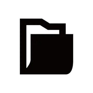Folder icon stock vector illustration flat design イラスト素材