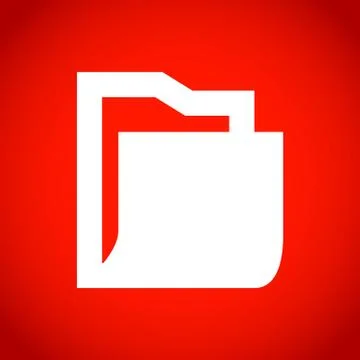 Folder icon stock vector illustration flat design Stock-Illustration