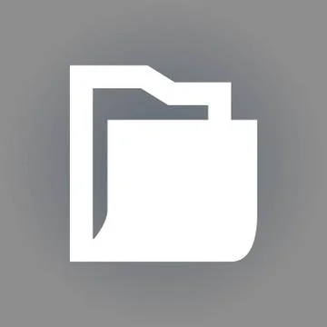 Folder icon stock vector illustration flat design Stock Illustration