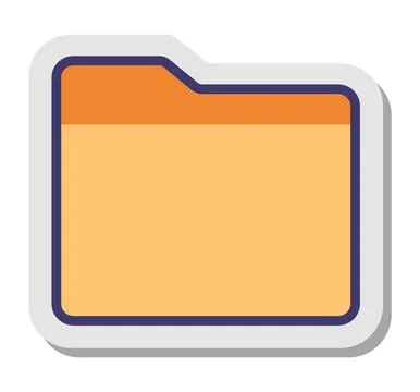 Folder icon vector design Stock Illustration