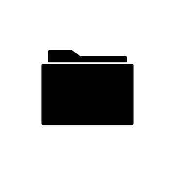 Folder icon vector. document folder icon Stock Illustration