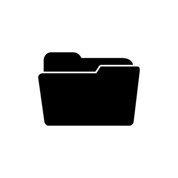 Folder icon vector. document folder icon Illustrazione stock