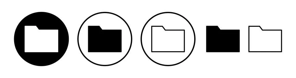 Folder icon vector. document folder icon Illustrazione stock