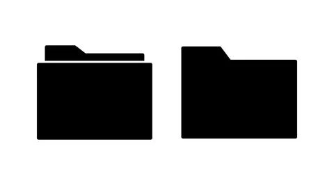 Folder icon vector. document folder icon 스톡 일러스트