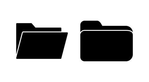 Folder icon vector. document folder icon Stock Illustration