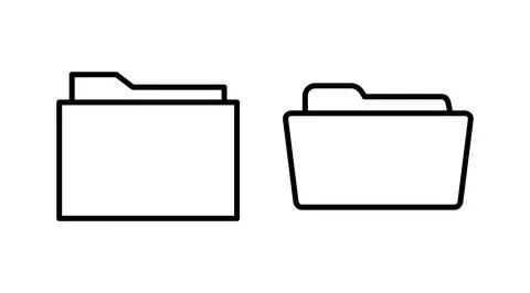 Folder icon vector. document folder icon Illustrazione stock