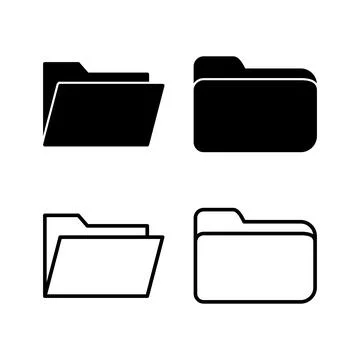 Folder icon vector. document folder icon Illustrazione stock