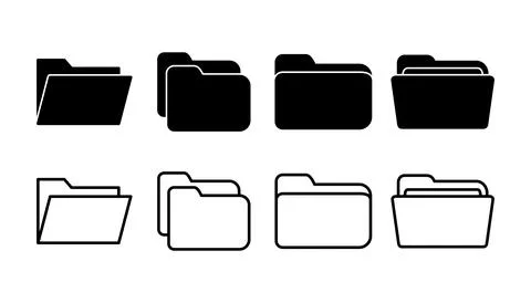 Folder icon vector. document folder icon Illustrazione stock