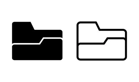 Folder icon vector. document folder icon イラスト素材
