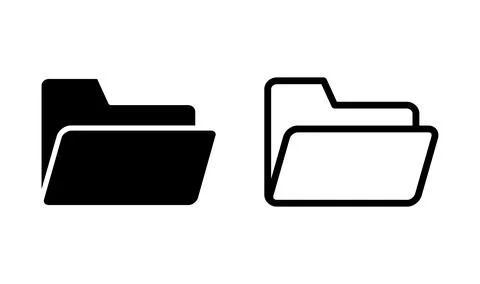 Folder icon vector. document folder icon Stockillustratie