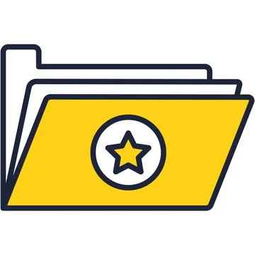 Folder icon vector file and web document archive Stock Illustration