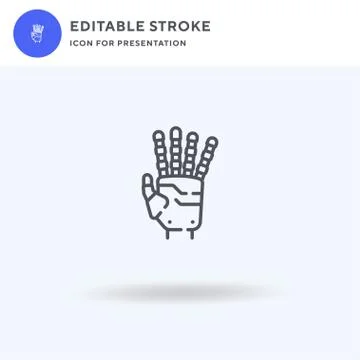 Folder icon vector, filled flat sign, solid pictogram isolated on white, logo Stock Illustration