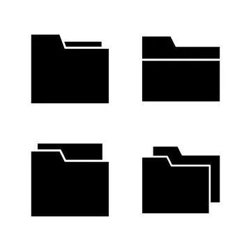 Folder icon vector. folder sign and symbol Stock Illustration