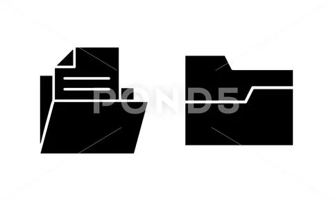 Folder icon vector. folder sign and symbol ~ Clip Art #246455723