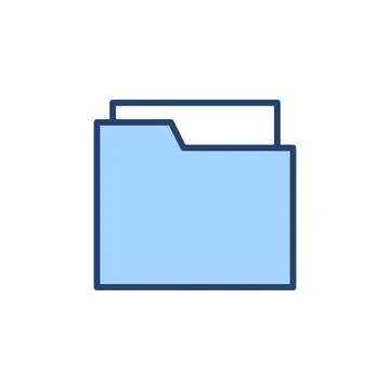 Folder icon vector. folder sign and symbol Stock Illustration