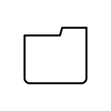 Folder icon vector. folder sign and symbol Stock Illustration