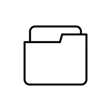 Folder icon vector. folder sign and symbol 스톡 일러스트